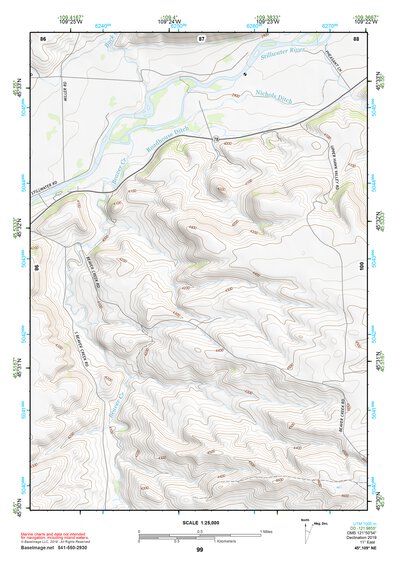 45109NE Page 99 Big Timber Topo Preview 1