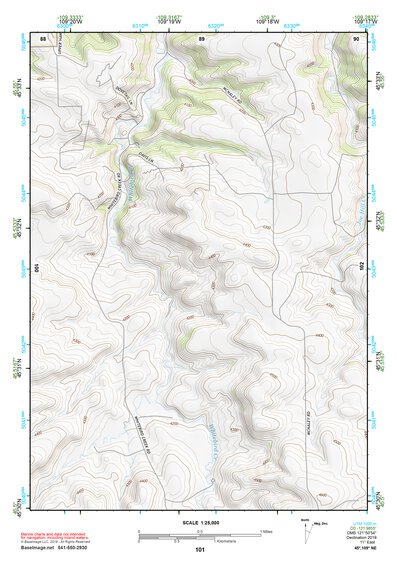 45109NE Page 101 Big Timber Topo Preview 1