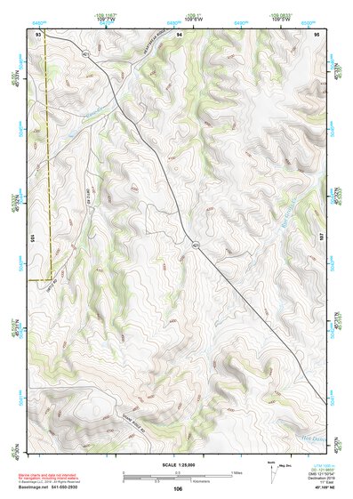 45109NE Page 106 Big Timber Topo Preview 1