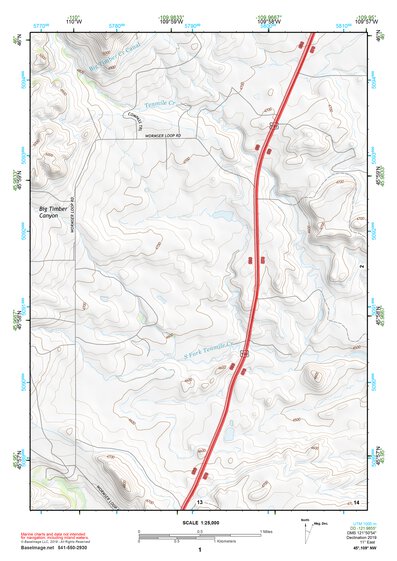 45109NW Page 1 Big Timber Topo Preview 1