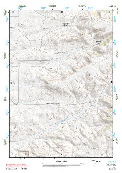 45109NW Page 43 Big Timber Topo Preview 1