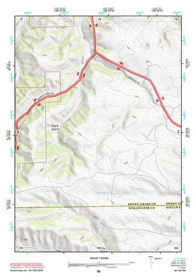45109NW Page 90 Big Timber Topo Preview 1