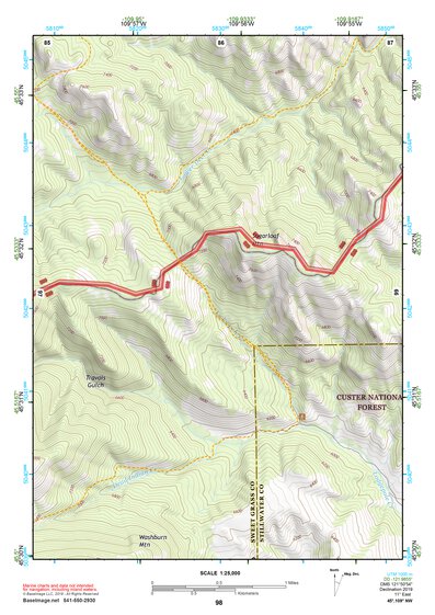 45109NW Page 98 Big Timber Topo Preview 1