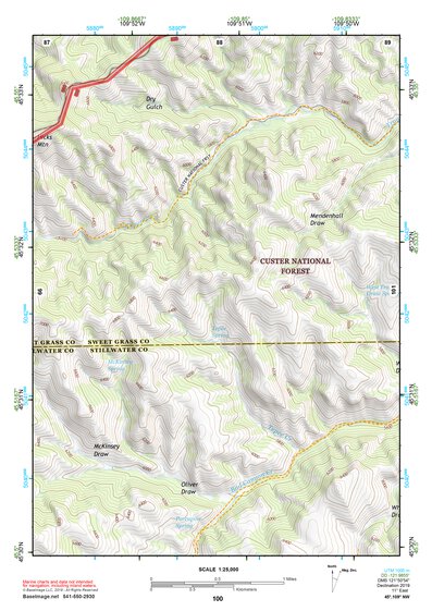 45109NW Page 100 Big Timber Topo Preview 1