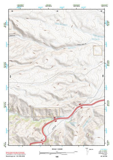 45109NW Page 105 Big Timber Topo Preview 1