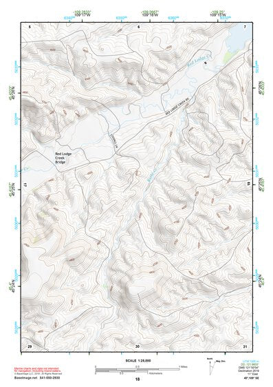 45109SE Page 18 Red Lodge Topo Preview 1
