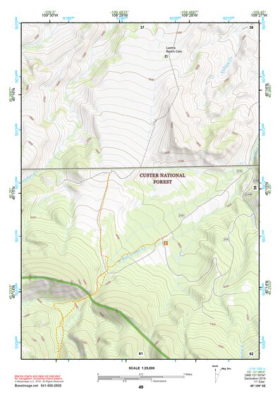 45109SE Page 49 Red Lodge Topo Preview 1