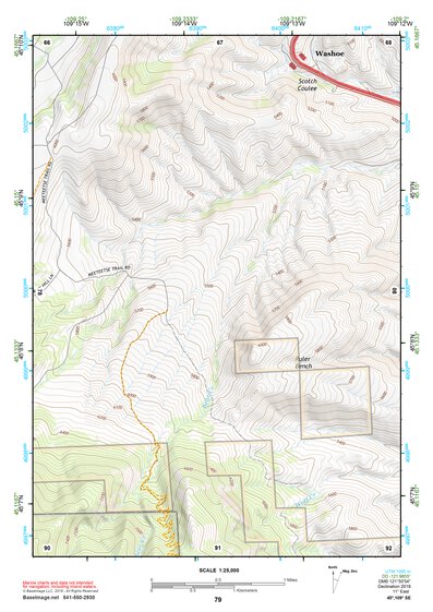 45109SE Page 79 Red Lodge Topo Preview 1