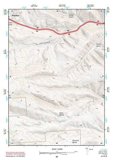 45109SE Page 80 Red Lodge Topo Preview 1