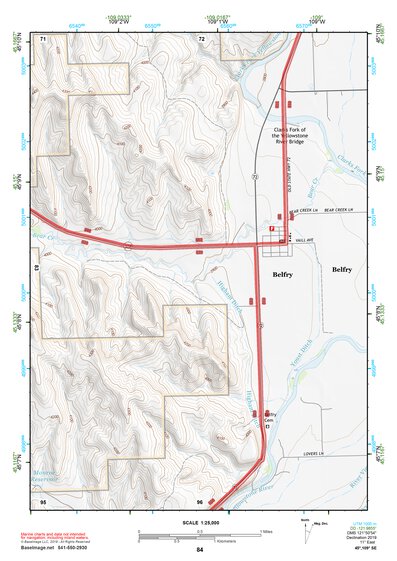 45109SE Page 84 Red Lodge Topo Preview 1