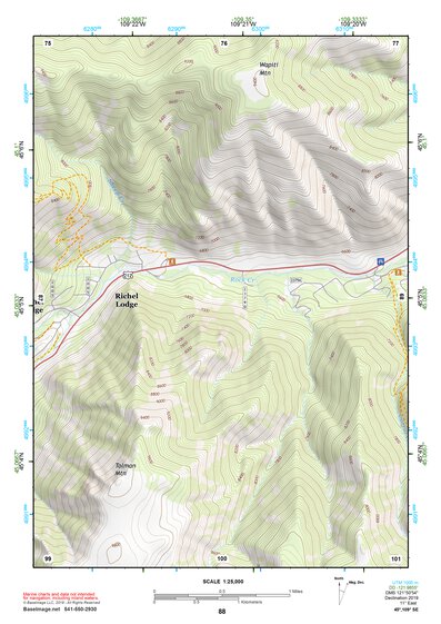 45109SE Page 88 Red Lodge Topo Preview 1