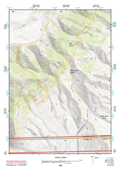 45109SE Page 102 Red Lodge Topo Preview 1