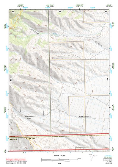 45109SE Page 103 Red Lodge Topo Preview 1