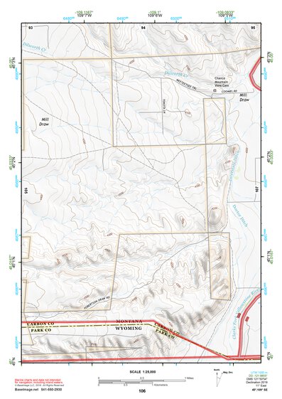 45109SE Page 106 Red Lodge Topo Preview 1