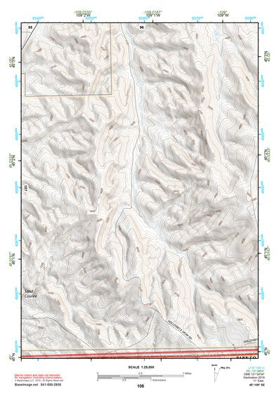 45109SE Page 108 Red Lodge Topo Preview 1