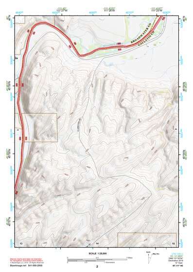 45111NE Page 2 Bozeman Topo Preview 1
