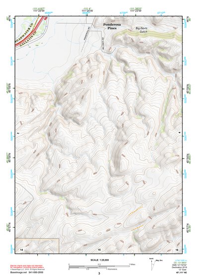 45111NE Page 3 Bozeman Topo Preview 1
