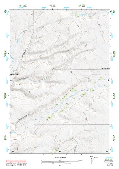 45111NE Page 9 Bozeman Topo Preview 1