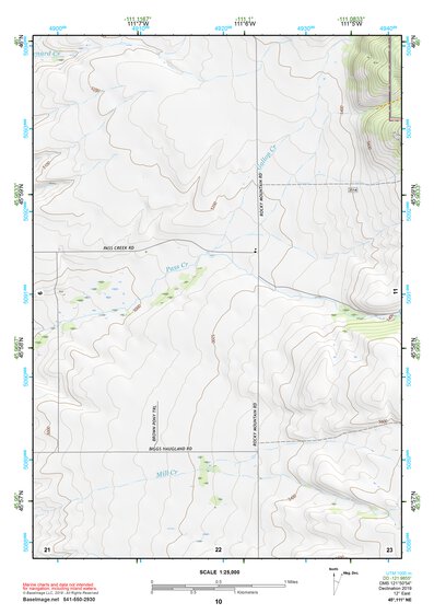 45111NE Page 10 Bozeman Topo Preview 1