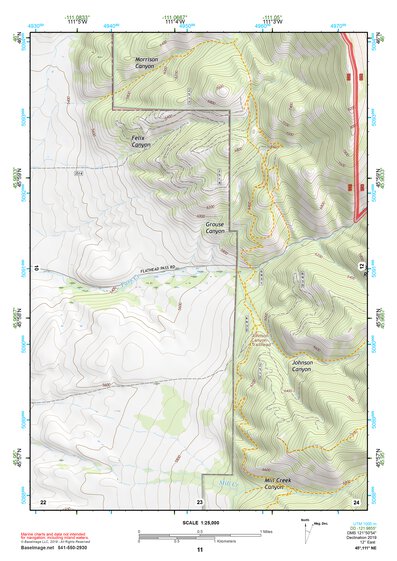 45111NE Page 11 Bozeman Topo Preview 1