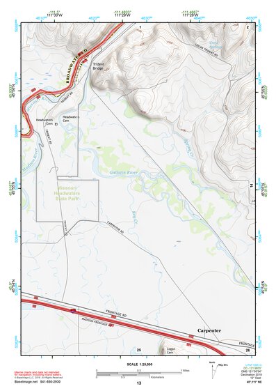 45111NE Page 13 Bozeman Topo Preview 1