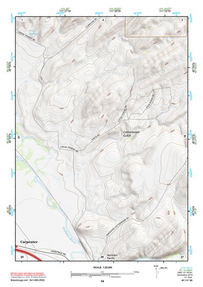 45111NE Page 14 Bozeman Topo Preview 1