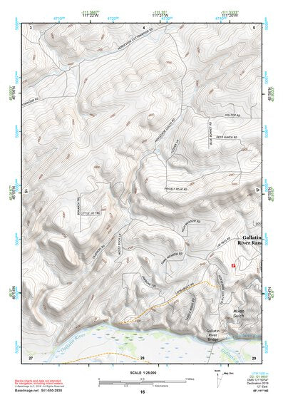 45111NE Page 16 Bozeman Topo Preview 1