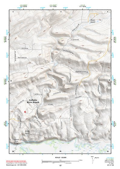 45111NE Page 17 Bozeman Topo Preview 1