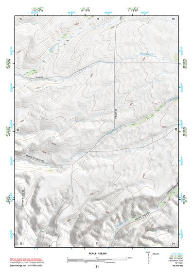 45111NE Page 21 Bozeman Topo Preview 1