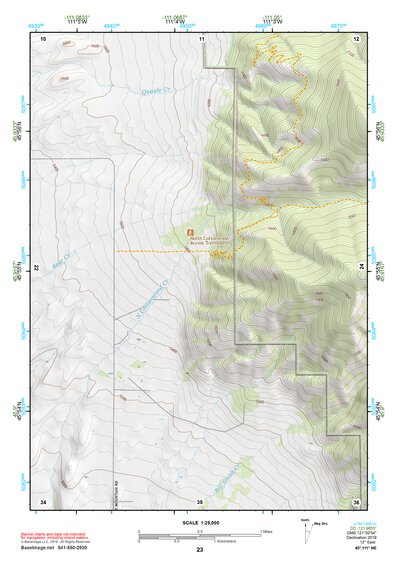 45111NE Page 23 Bozeman Topo Preview 1