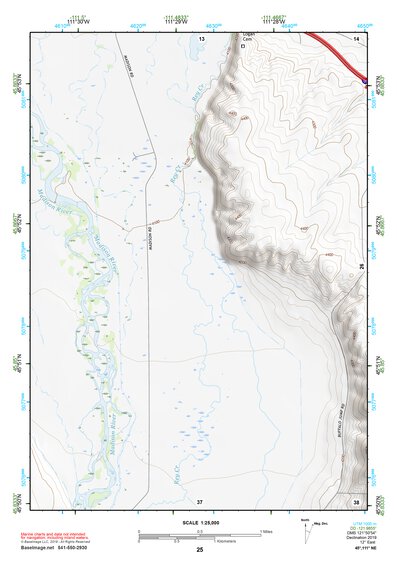 45111NE Page 25 Bozeman Topo Preview 1