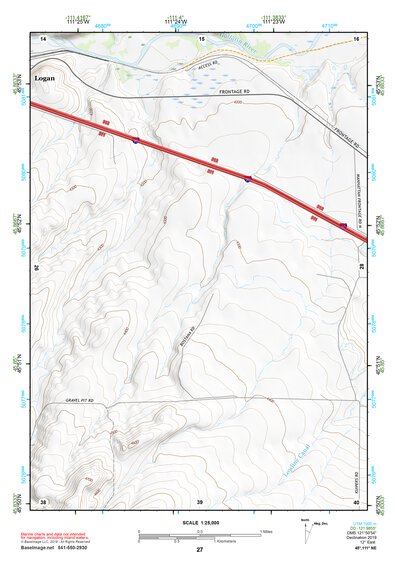 45111NE Page 27 Bozeman Topo Preview 1