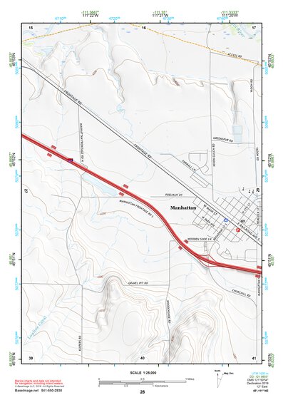 45111NE Page 28 Bozeman Topo Preview 1