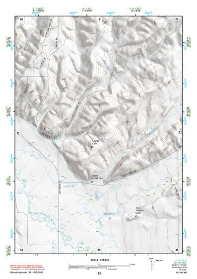 45111NE Page 33 Bozeman Topo Preview 1