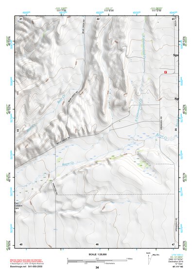 45111NE Page 34 Bozeman Topo Preview 1