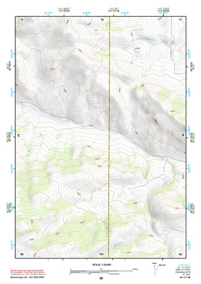 45111NE Page 88 Bozeman Topo Preview 1