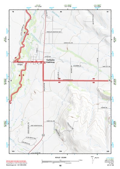 45111NE Page 92 Bozeman Topo Preview 1