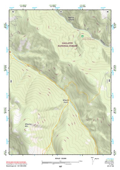 45111NE Page 107 Bozeman Topo Preview 1