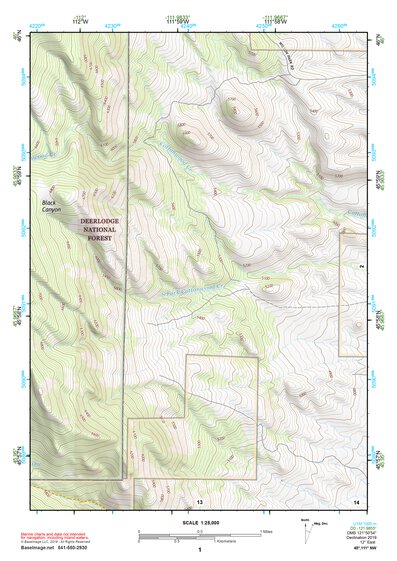 45111NW Page 1 Bozeman Topo Preview 1