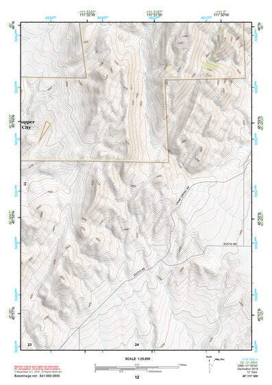 45111NW Page 12 Bozeman Topo Preview 1