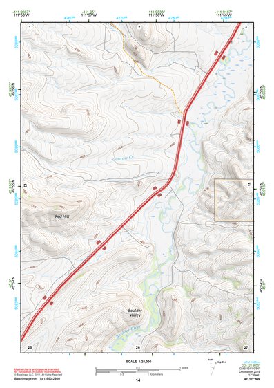 45111NW Page 14 Bozeman Topo Preview 1