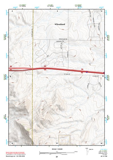45111NW Page 21 Bozeman Topo Preview 1