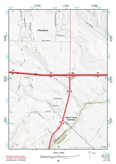 45111NW Page 22 Bozeman Topo Preview 1
