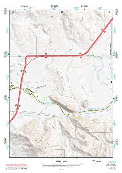 45111NW Page 43 Bozeman Topo Preview 1
