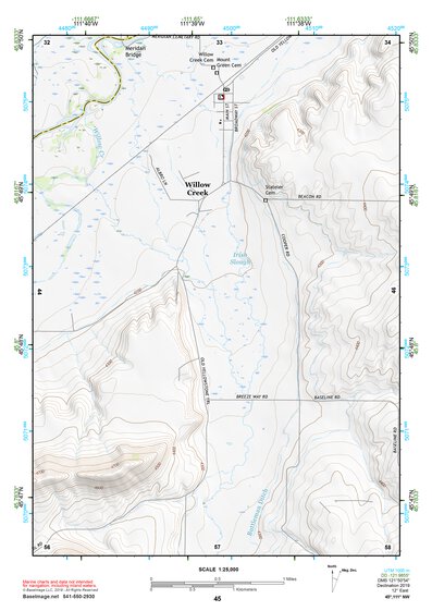 45111NW Page 45 Bozeman Topo Preview 1