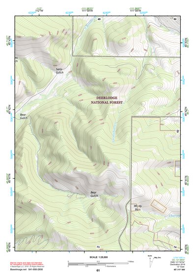 45111NW Page 61 Bozeman Topo Preview 1