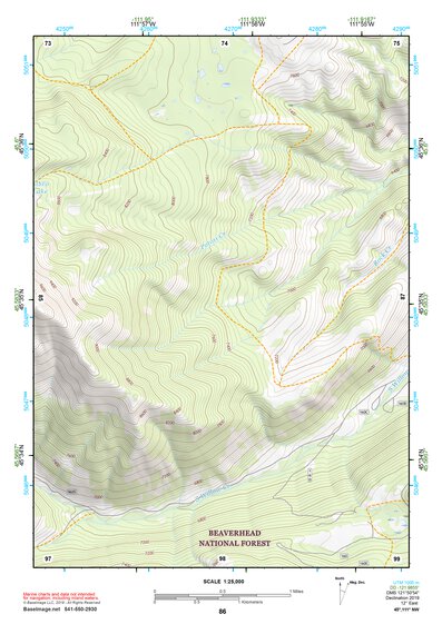 45111NW Page 86 Bozeman Topo Preview 1