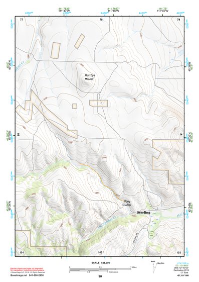 45111NW Page 90 Bozeman Topo Preview 1