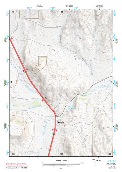 45111NW Page 92 Bozeman Topo Preview 1