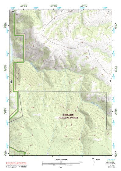 45111NW Page 107 Bozeman Topo Preview 1